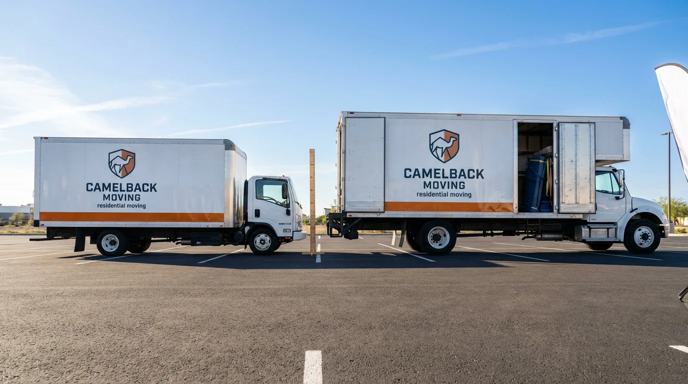 Moving truck size capacity guide in East Norwich